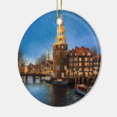 Die Lichter von Amsterdam Keramik Ornament (Links)