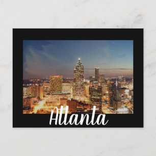 Die Lichter von Atlanta Postkarte