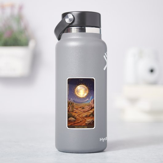 Die Lichtkugel - Aufkleber (HydroFlask)