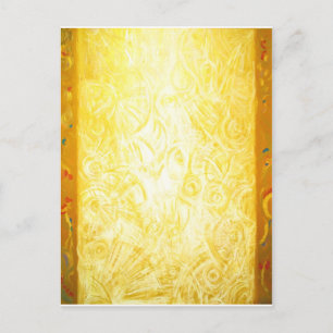 Die Lichtsäule (abstrakte Symbolik) Postkarte