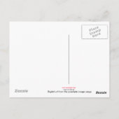 Die Liebe befindet sich auf der Luftpostkarte Postkarte (Rückseite)