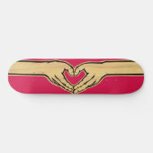 Die Liebe-Bewegung "Hearthands " Skateboard (Horizontal)