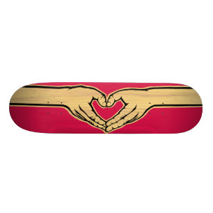 Die Liebe-Bewegung "Hearthands " Skateboard