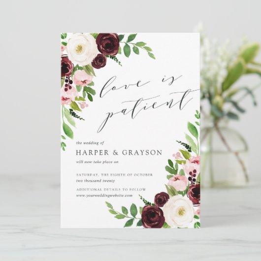 Die Liebe der blush Romance ist die Aufschiebung e Einladung (Stehend Vorderseite)