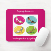 Die Liebe der Diva beschuht Mousepad (Mit Mouse)