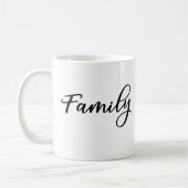 Die Liebe der Familie ist bestste der Segen-Tasse Kaffeetasse (Links)