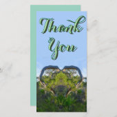 Die Liebe der Ferienkarte Natur Feiertagskarte (Vorne/Hinten)