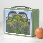 Die Liebe der Ferienkarte Natur Metall Brotdose (Beispiel)