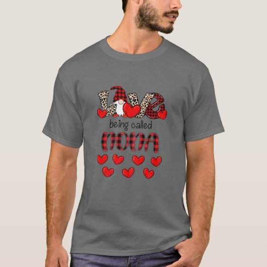Die Liebe der Frauen wird Nona Gnome Leopard Karie T-Shirt (Vorderseite)