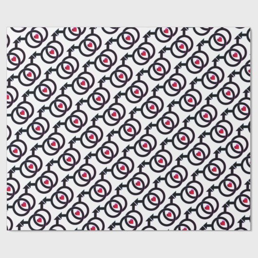 Die Liebe der gleichgeschlechtlichen Ehe ist das W Geschenkpapier (Flach)