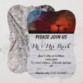 Die Liebe der Hoffnung überwinden das Schicksal de Einladung (Vorne/Hinten)