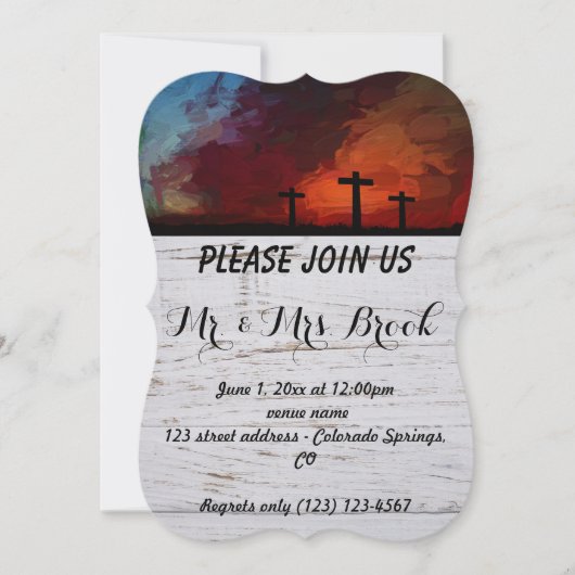 Die Liebe der Hoffnung überwinden das Schicksal de Einladung (Vorderseite)