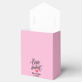 Die Liebe der Kalligraphie ist süß in hellrosa Hoc Geschenkschachtel (Geöffnet)