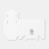 Die Liebe der Kalligraphie ist weiß. Geschenkschachtel (Ungefaltet)