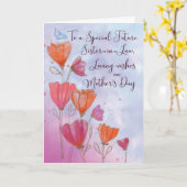 Die Liebe der künftigen Juristenmütter Karte (Gelbe Blume)
