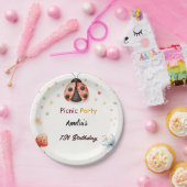 Die Liebe der Mädchen Bug Picnic Polka Dot 1. Gebu Pappteller (Party)