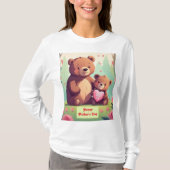 Die Liebe der Mama blüht auf: Glücklicher T - Shir T-Shirt (Vorderseite)