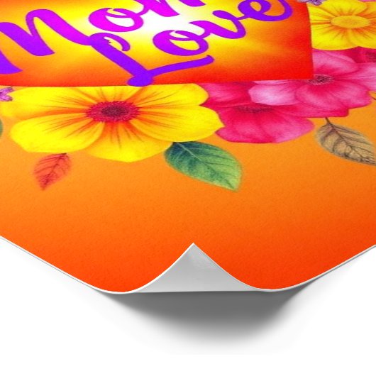 Die Liebe der Mama steigt Poster (Ecke)