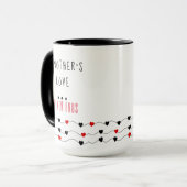 Die Liebe der Mutter endet nie | Muttertag Tasse (Vorderseite Links)