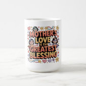Die Liebe der Mutter ist der größte Segen Kaffeetasse (Mittel)
