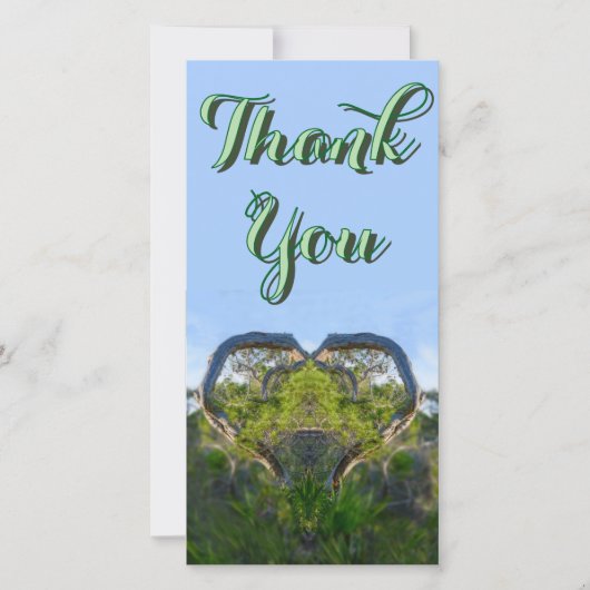 Die Liebe der Natur Feiertagskarte (Vorderseite)