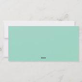 Die Liebe der Natur Feiertagskarte (Rückseite)