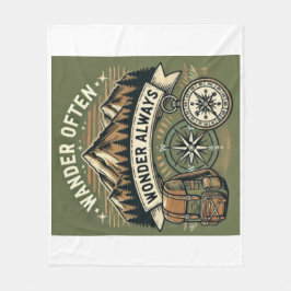 Die Liebe der Natur Fleecedecke