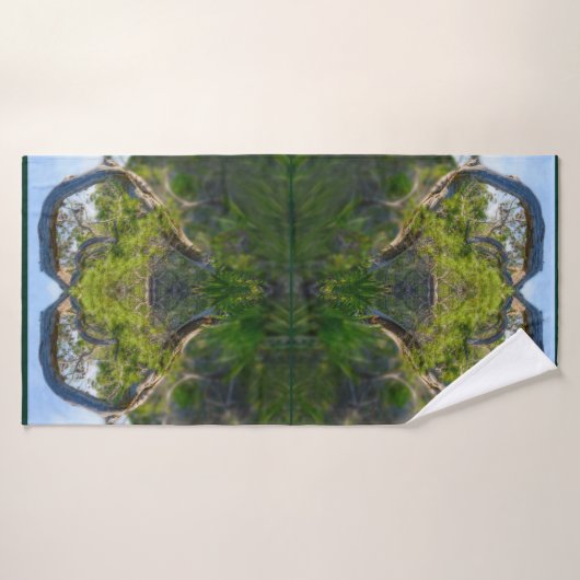 Die Liebe der Natur-Imitats ummantelt Canvas Print Badhandtuch Set (Badehandtuch)