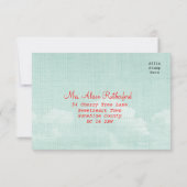 Die Liebe der Postkarte ist in der Luft (Rückseite)