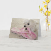 Die Liebe der Schuhe Karte (Gelbe Blume)