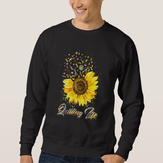 Die Liebe der Sonnenblume verlassen Sweatshirt (Vorderseite)