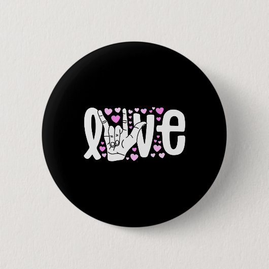 Die Liebe der Sprache muss ein gutes Bewusstsein s Button (Vorderseite)