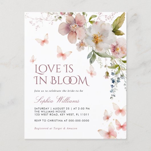 Die Liebe der Wildblumen im Haushalt steht im Rahm (Vorderseite)