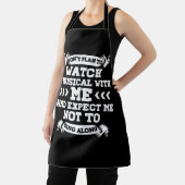 Die Liebe des Broadway Musical Quote Theaters Pfla Schürze (InSitu)