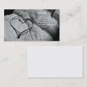 Die Liebe des Fischers Visitenkarte (Vorne/Hinten)