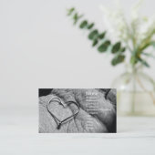 Die Liebe des Fischers Visitenkarte (Stehend Vorderseite)