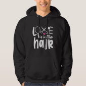Die Liebe des Friseursalons befindet sich auf der  Hoodie (Vorderseite)