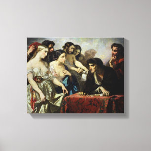 Die Liebe des Goldes, 1844 Leinwanddruck