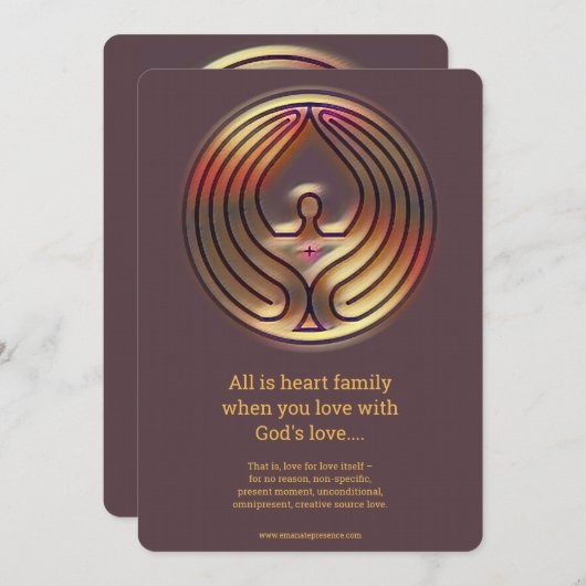 Die Liebe des Gottes - 003 Einladung (Vorne/Hinten)