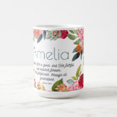 Die Liebe des Herrn hält die Tasse eines hellen Bl (Mittel)