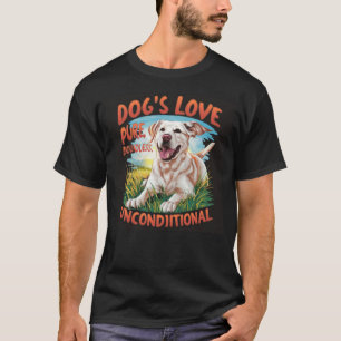 Die Liebe des Hundes ist rein und bedingungslos T-Shirt