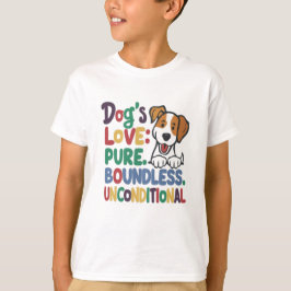 Die Liebe des Hundes ist rein und bedingungslos T-Shirt