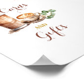 Die Liebe des Kaffees ist das Party "Bierkarten un Poster (Ecke)