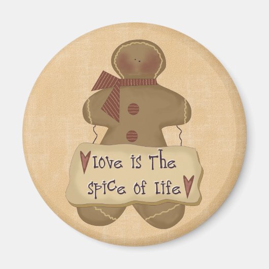 Die Liebe des Lebkuchens Magnet (Vorne)