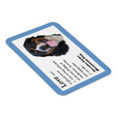 Die Liebe des Schweizer Hundes ist... Magnet (Rechte Seite)