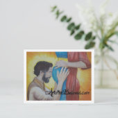 Die Liebe des Vaters Postkarte (Stehend Vorderseite)