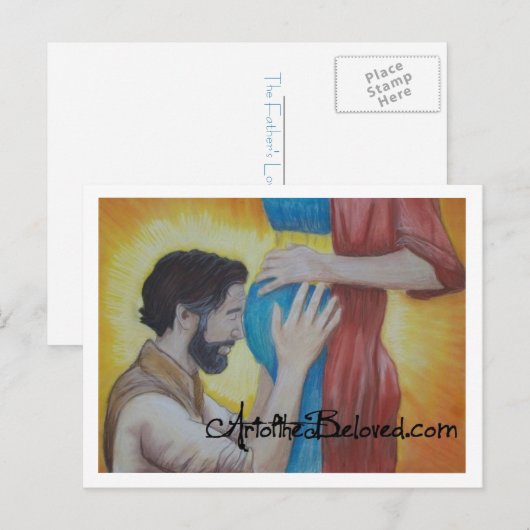 Die Liebe des Vaters Postkarte (Vorne/Hinten)