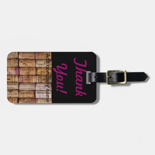 Die Liebe des Weins Gepäckanhänger (Vorderseite horizontal)