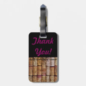 Die Liebe des Weins Gepäckanhänger (Rückseite vertikal)