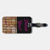 Die Liebe des Weins Gepäckanhänger (Rückseite horizontal)